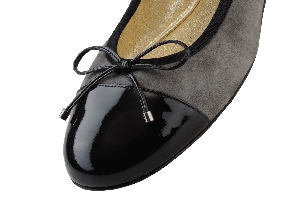 Ballerina Mila - Werner Kern Ballerinas Grauer Ballerina Mila von Werner Kern in feinem Wildleder