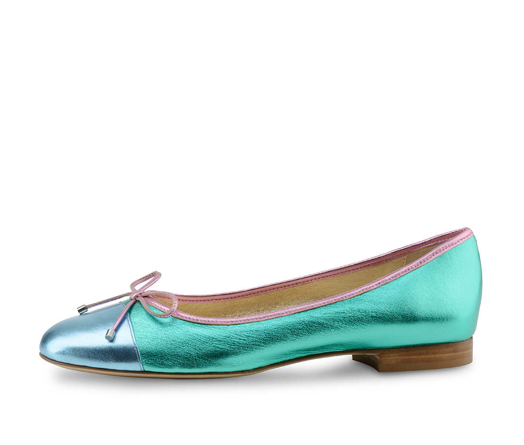 Ballerina Pina - Werner Kern Ballerinas Die pastellfarbenen Ballerinas wurden aus handschuhweichem laminiertem Nappaleder in der Nähe von Florenz Hand gefertigt.