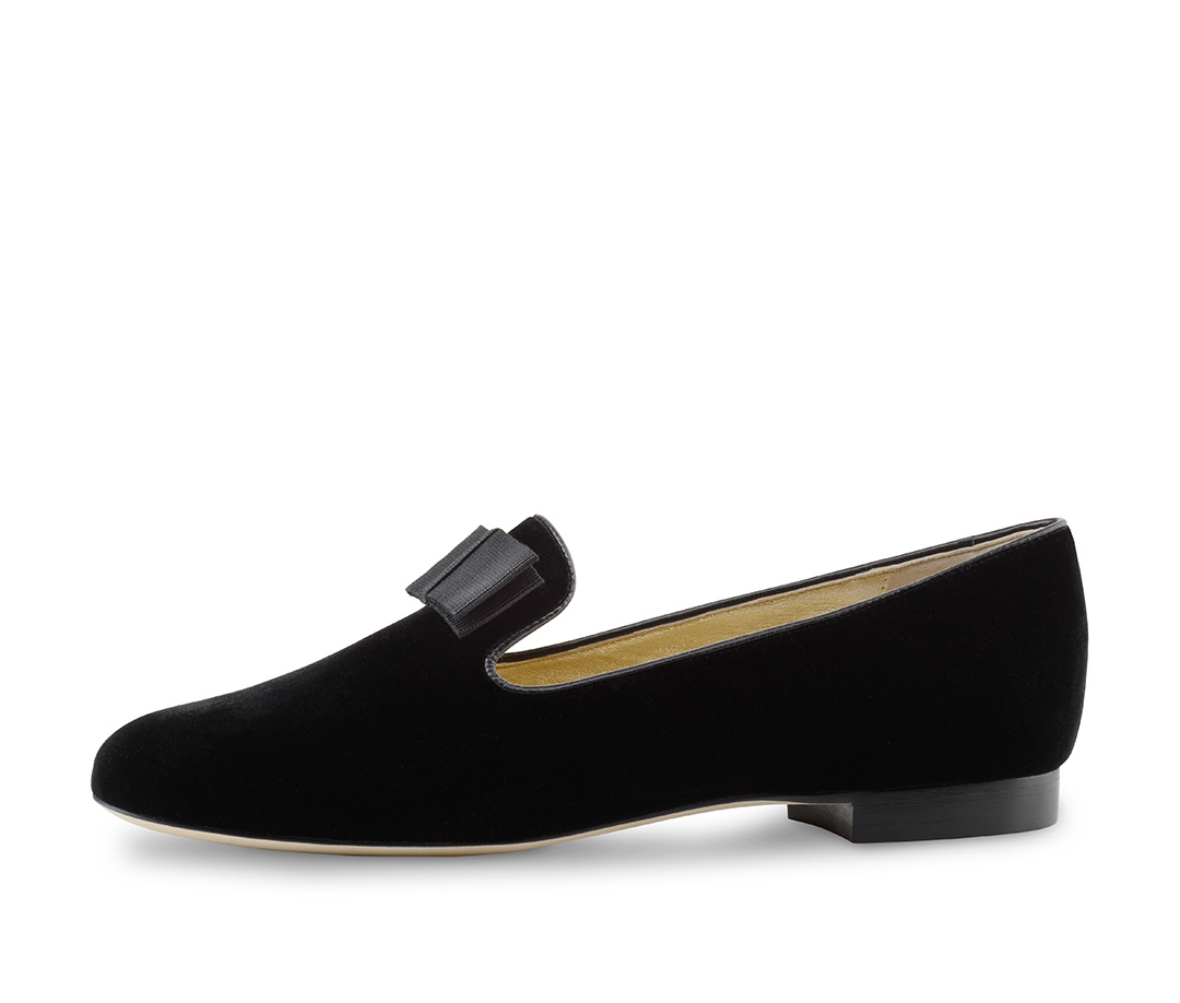 Loafer Lee - Werner Kern Ballerinas Loafer noir en velours de Werner Kern