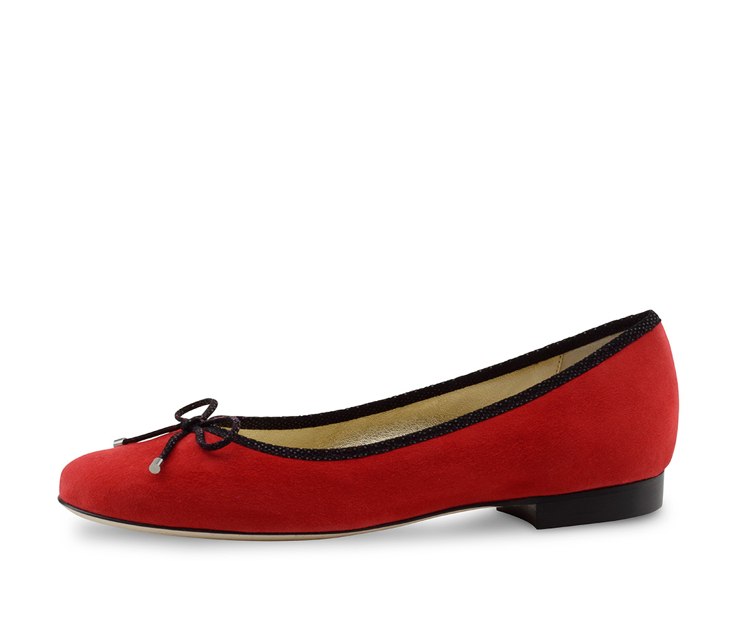 Ballerina Baia - Werner Kern Ballerinas Roter Ballerina von Werner Kern aus feinstem Wildleder